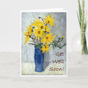 Sunflower Get Well Cards - Well Wishes Cards | Zazzle