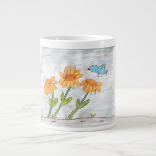 Sunflowers giant coffee mug