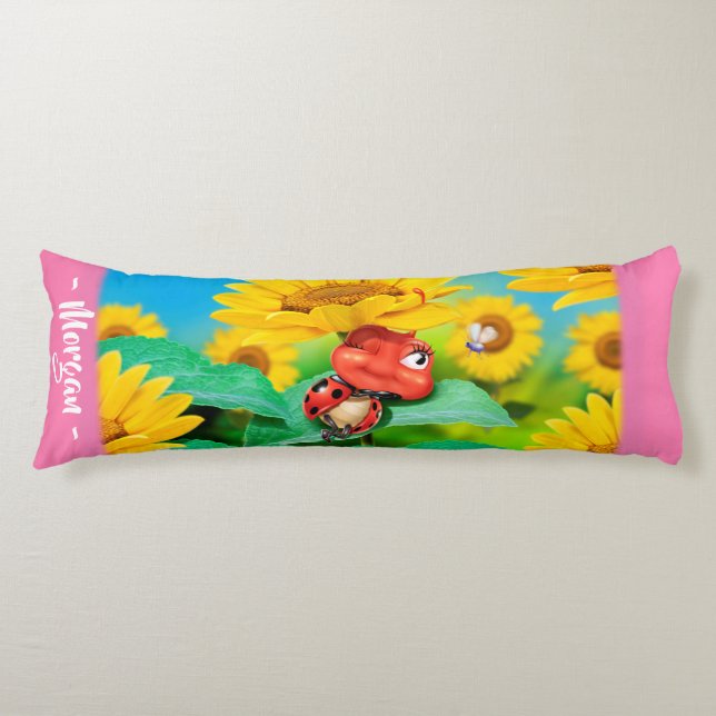 Sunflowers Giant custom Body Pillow (Front)