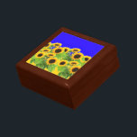 Sunflowers Gift Box Ukrainian Flag Colors Freedom<br><div class="desc">Sunflowers Gift Boxes - Ukrainian Flag Colors - Peace - Freedom Ukraine - Support Independence Together - Victory ! Let's make the world a better place - everybody together ! A better world begins - depends - needs YOU too ! You can transfer to 1000 Zazzle products. Resize and move...</div>