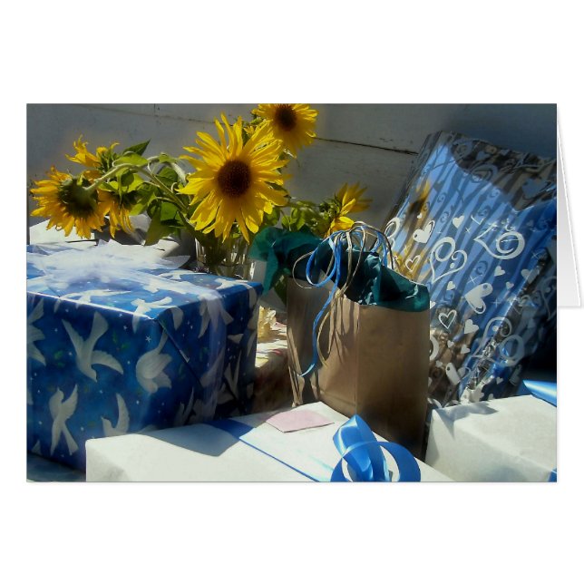 sunflowers & gifts cards (Front Horizontal)