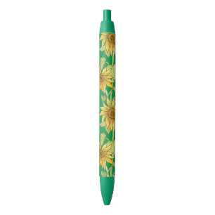 Sunflowers Green by Julia Morrill Pen