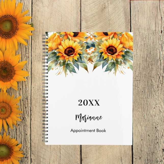 Sunflowers greenery name 2024 planner (Creator Uploaded)