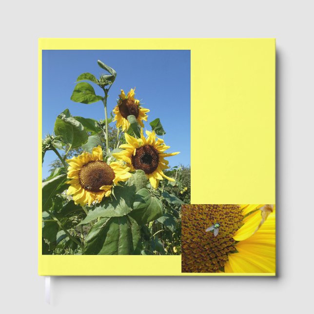Sunflowers Guest Book (Front)
