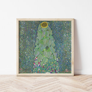 Sunflowers Gustav Klimt Poster