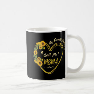Sunflowers Heart Happy My Favorite People Call Me Coffee Mug