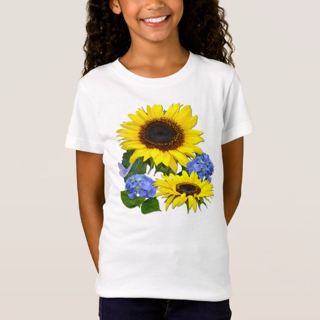 SUNFLOWERS & HYDRANGEAS ~ Shirt (Front)