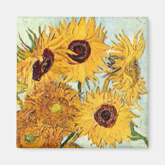 Sunflowers Impression Magnet