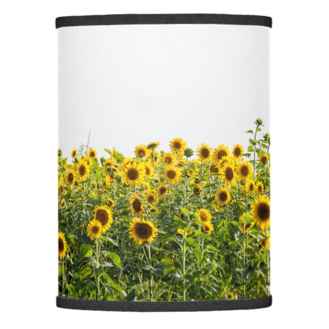 Sunflowers in a Field Lamp Shade (Front)