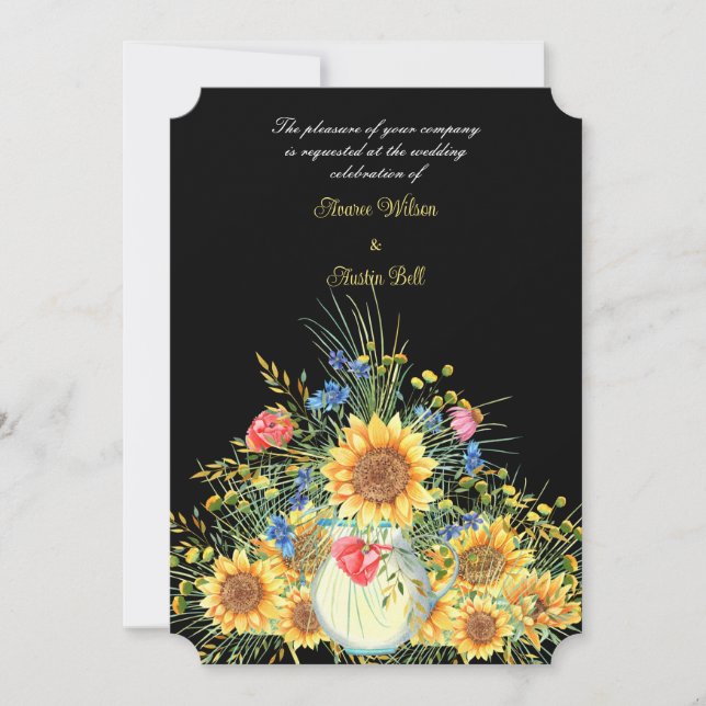 Sunflowers In A Vase (Front)