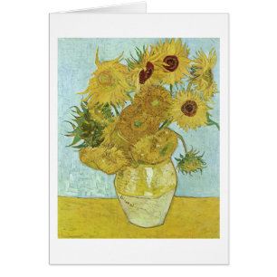 Sunflowers in a Vase (F456) Van Gogh Fine Art