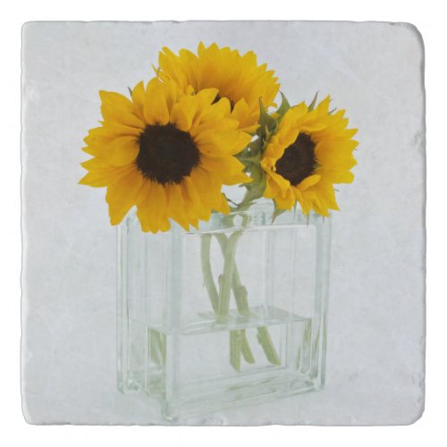 Sunflowers in a Vase trivets