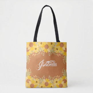 Sunflowers in bloom Fall lovers custom  Tote Bag