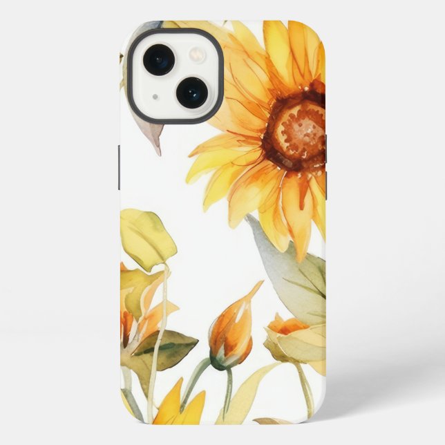 Sunflowers in Bloom  Iphone Case (Back)