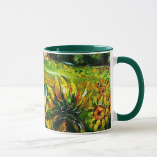 SUNFLOWERS IN TUSCANY MUG