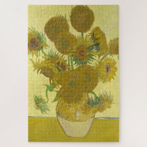 Sunflowers in Vase Jigsaw Puzzle