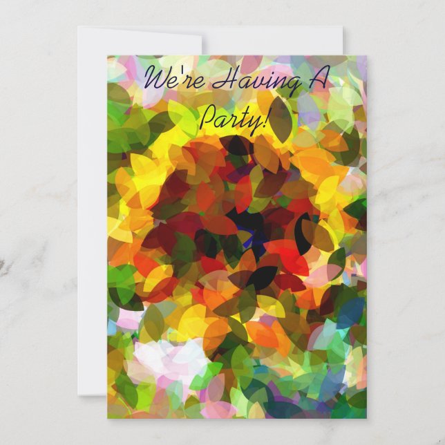 SUNFLOWERS INVITATION (Front)