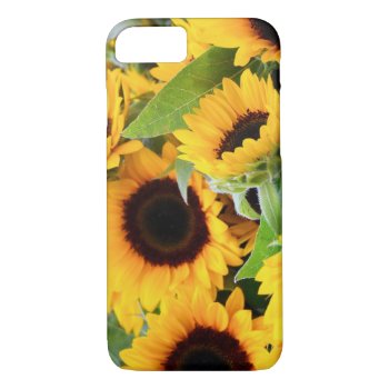 Sunflowers Iphone 7 Case by artinphotography at Zazzle