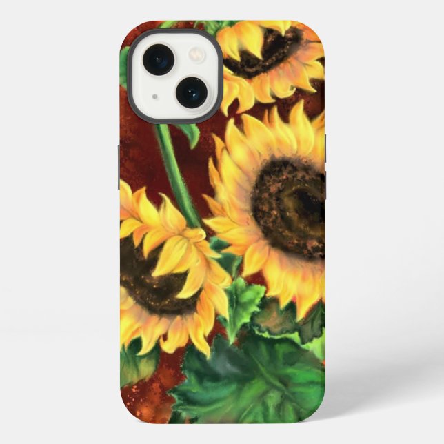 Sunflowers iPhone Case (Back)