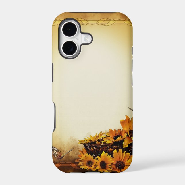 Sunflowers Iphone Case (Back)