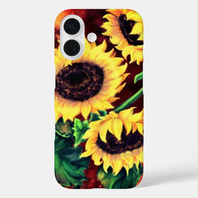 Sunflowers iPhone Case (Back)