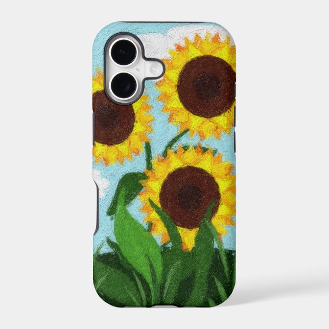 Sunflowers Iphone Case (Back)
