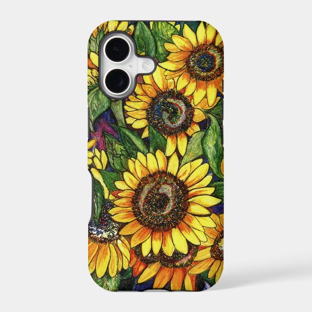Sunflowers Iphone Case (Back)