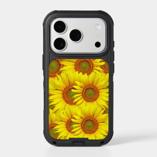 SUNFLOWERS IPHONE OTTER BOX CASE  (Back)