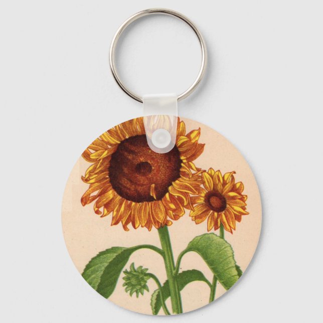 sunflowers keychain (Front)