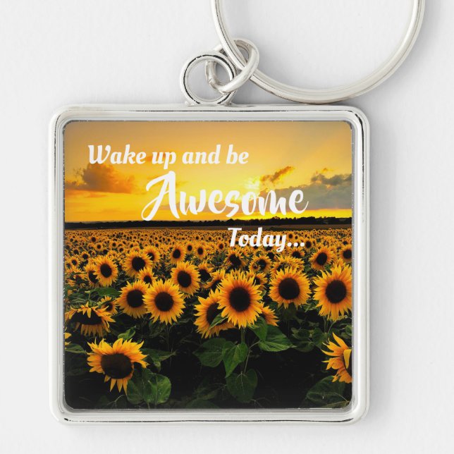 Sunflowers Keychain (Front)