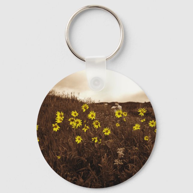 Sunflowers Keychain (Front)