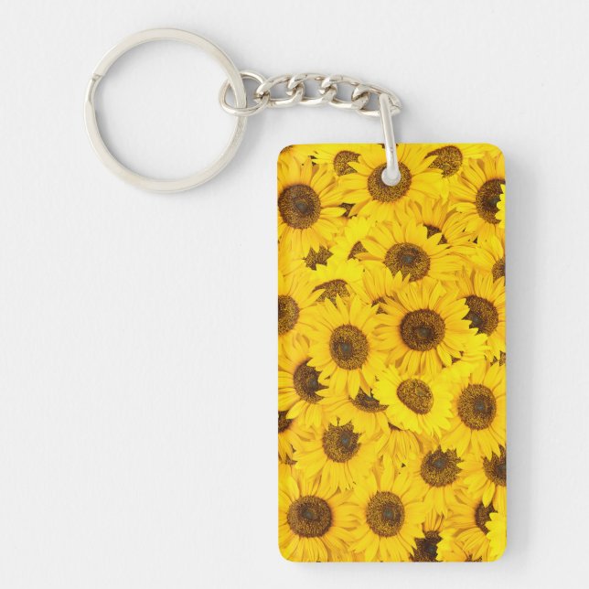 Sunflowers Keychain (Front)
