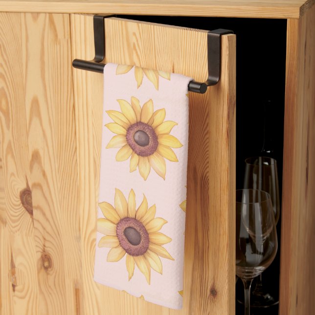 "Sunflowers" Kitchen Towel (Thirds Fold)