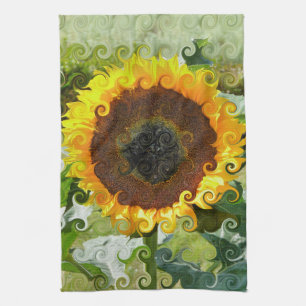 SUNFLOWERS KITCHEN TOWEL