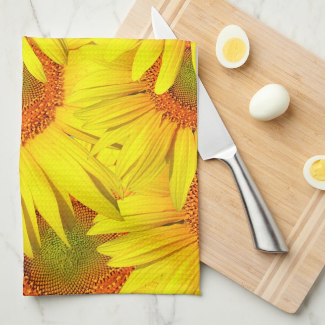 Sunflowers Kitchen Towel (Quarter Fold)