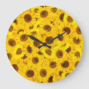 Sunflowers Large Clock