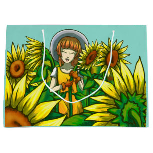 Sunflowers Large Gift Bag