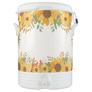 Sunflowers Large Igloo Dispenser Beverage cooler