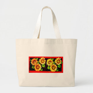 Sunflowers Large Tote Bag
