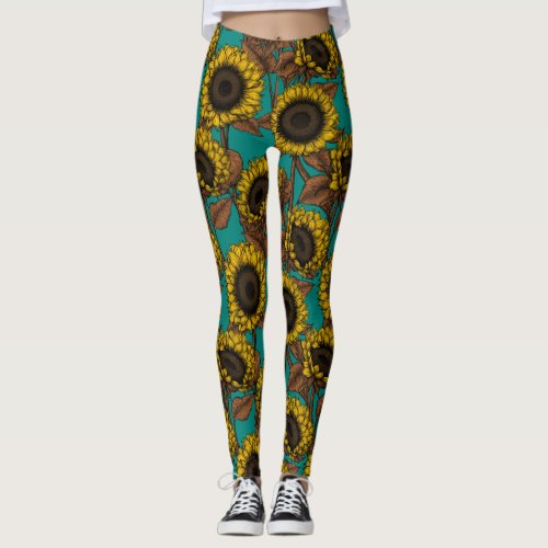 Sunflowers Leggings