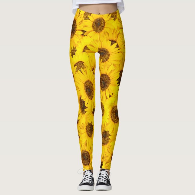 Sunflowers Leggings (Front)