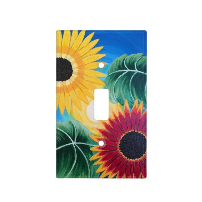 "Sunflowers" Light Switch Cover (Front)