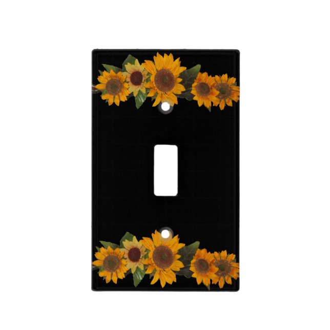 Sunflowers Light Switch Cover (Front)