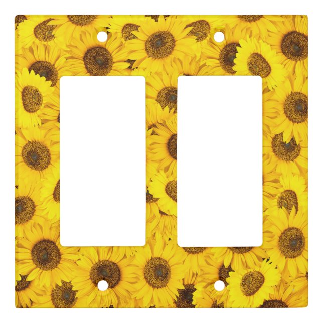 Sunflowers Light Switch Cover (Front)