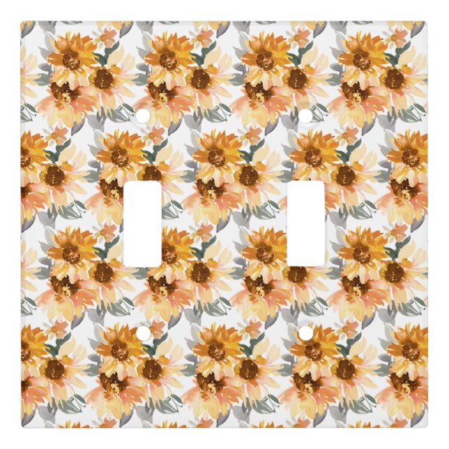 Sunflowers Light Switch Cover (Front)