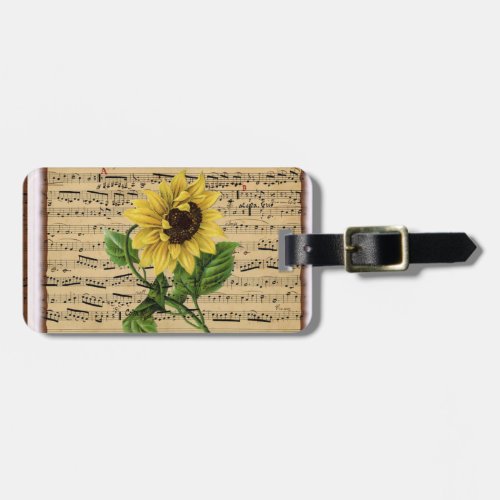 Sunflowers Luggage Tag