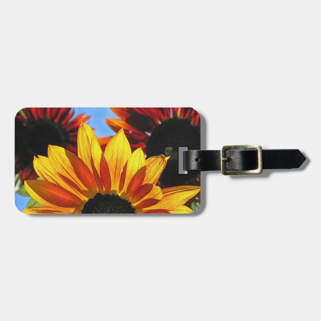 Sunflowers Luggage Tag (Front Horizontal)