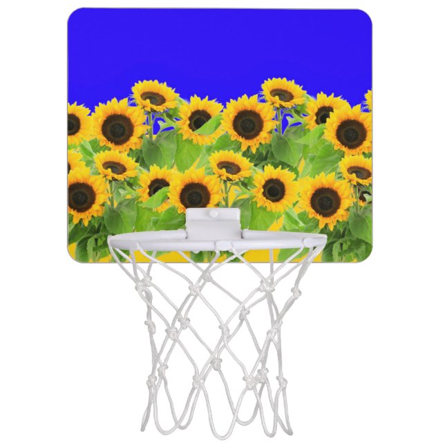 Sunflowers Mini Basketball Hoop (Front)