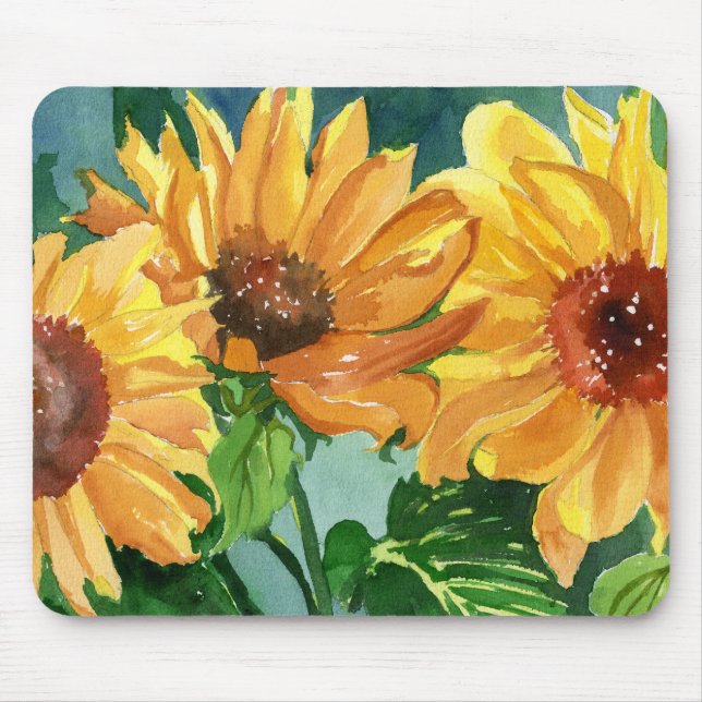 Sunflowers Mouse Pad (Front)