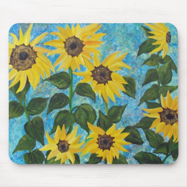 Sunflowers Mouse Pad (Front)